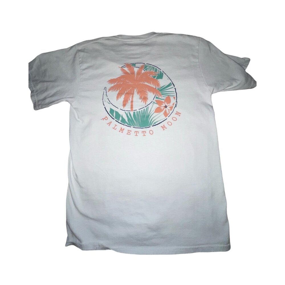 Palmetto moon T-Shirt Small White